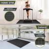 imageProsourceFit Extra Thick Puzzle Exercise Mat  EVA Foam Interlocking Tiles for Protective Cushioned Workout Flooring for Home and Gym Equipment Black  34 inch  24 Sq Ft  6 TilesBlack  1 Inch  24 Sq Ft  6 Tiles