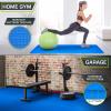 imageProsourceFit Extra Thick Puzzle Exercise Mat  EVA Foam Interlocking Tiles for Protective Cushioned Workout Flooring for Home and Gym Equipment Black  34 inch  24 Sq Ft  6 TilesBlue  34 Inch  96 Sq Ft  24 Tiles