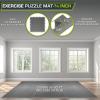 imageProsourceFit Extra Thick Puzzle Exercise Mat  EVA Foam Interlocking Tiles for Protective Cushioned Workout Flooring for Home and Gym Equipment Black  34 inch  24 Sq Ft  6 TilesGrey  34 Inch  96 Sq Ft  24 Tiles