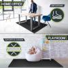imageProsourceFit Extra Thick Puzzle Exercise Mat  EVA Foam Interlocking Tiles for Protective Cushioned Workout Flooring for Home and Gym Equipment Black  34 inch  24 Sq Ft  6 TilesBlack  1 Inch  24 Sq Ft  6 Tiles
