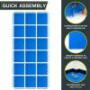imageProsourceFit Extra Thick Puzzle Exercise Mat  EVA Foam Interlocking Tiles for Protective Cushioned Workout Flooring for Home and Gym Equipment Black  34 inch  24 Sq Ft  6 TilesBlue  1 Inch  72 Sq Ft  18 Tiles