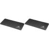 imageProsourceFit Extra Thick Yoga Knee Pad and Elbow Cushion 15mm 58 Fits Standard Mats for Pain Free Joints in Yoga Pilates Floor WorkoutsBlack