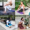 imageProsourceFit Extra Thick Yoga Knee Pad and Elbow Cushion 15mm 58 Fits Standard Mats for Pain Free Joints in Yoga Pilates Floor WorkoutsPink