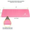imageProsourceFit Extra Thick Yoga Knee Pad and Elbow Cushion 15mm 58 Fits Standard Mats for Pain Free Joints in Yoga Pilates Floor WorkoutsPink