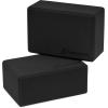 imageProsourceFit Foam Yoga Blocks High Density EVA Yoga Bricks 4x 6 x 9 Set of 2Black