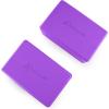 imageProsourceFit Foam Yoga Blocks High Density EVA Yoga Bricks 4x 6 x 9 Set of 2Purple