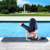 imageProsourceFit Grippy Yoga Gloves Yoga Hand Grips with Firm Fingerless Design One Size Fits All Yoga Gloves with Grips for Women and Men AquaGrey