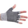 imageProsourceFit Grippy Yoga Gloves Yoga Hand Grips with Firm Fingerless Design One Size Fits All Yoga Gloves with Grips for Women and Men AquaGrey