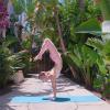 imageProsourceFit Original Yoga Exercise Mat  6mm Thick for Comfort and Stability with Carrying Straps Non Slip Multiple ColorsAqua