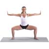 imageProsourceFit Original Yoga Exercise Mat  6mm Thick for Comfort and Stability with Carrying Straps Non Slip Multiple ColorsGrey