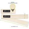 imageProsourceFit Pair of Weight Lifting Straps for Men and Women Adjustable Cotton Straps for Improved Grip BeigeBeige