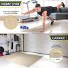 imageProsourceFit Puzzle Exercise Mat  in EVA Interlocking Foam Floor Tiles for Home Gym Mat for Home Workout Equipment Floor Padding for KidsBeige  12 Inch  24 Sq Ft  6 Tiles