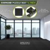 imageProsourceFit Puzzle Exercise Mat  in EVA Interlocking Foam Floor Tiles for Home Gym Mat for Home Workout Equipment Floor Padding for KidsBlack  12 Inch  144 Sq Ft  36 Tiles
