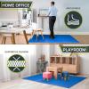 imageProsourceFit Puzzle Exercise Mat  in EVA Interlocking Foam Floor Tiles for Home Gym Mat for Home Workout Equipment Floor Padding for KidsBlue  12 Inch  48 Sq Ft  12 Tiles