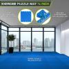 imageProsourceFit Puzzle Exercise Mat  in EVA Interlocking Foam Floor Tiles for Home Gym Mat for Home Workout Equipment Floor Padding for KidsBlue  12 Inch  144 Sq Ft  36 Tiles