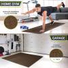 imageProsourceFit Puzzle Exercise Mat  in EVA Interlocking Foam Floor Tiles for Home Gym Mat for Home Workout Equipment Floor Padding for KidsBrown  12 Inch  24 Sq Ft  6 Tiles
