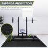 imageProsourceFit Rubber Top Exercise Puzzle Mat inch 48 SQFT 12 Tiles EVA Foam Interlocking Tiles for Home Gym Protective Flooring for Equipment and Workouts GreyGrey  12 Inch  24 Sq Ft  6 Tiles