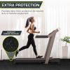 imageProsourceFit Rubber Top Exercise Puzzle Mat inch 48 SQFT 12 Tiles EVA Foam Interlocking Tiles for Home Gym Protective Flooring for Equipment and Workouts GreyGrey  34 Inch  48 Sq Ft  12 Tiles