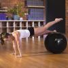imageProsourceFit Stability Exercise Ball with Foot Pump Black 55 65 75 cm AntiBurst up to 2000 lb for Fitness Pilates Balance and Yoga