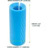 imageProsourceFit Thick Grips for Dumbbell and Barbell 19in Axle Bar Adapter for Weightlifting and Strength Training BlackBlue