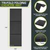 imageProsourceFit TriFold Folding Exercise Mat  PinkBlack