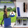 imageProsourceFit TriFold Folding Exercise Mat  PinkBlue