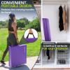 imageProsourceFit TriFold Folding Exercise Mat  PinkPurple
