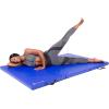 imageProsourceFit TriFold Folding Thick Exercise Mat 6x4 with Carrying Handles for Tumbling Martial Arts Gymnastics Stretching Core WorkoutsBlue