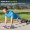 imageProsourceFit Wooden Balance Board NonSlip Wobble Core Trainer 1575in 395cm Diameter with 360 Rotation for Stability Training Full Body Exercises Physical TherapyPurple