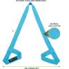imageProsourceFit Yoga Mat Carrying Sling Easy Adjustable Carry Strap 60 Long Cotton 5 Colors to Choose FromAqua