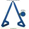 imageProsourceFit Yoga Mat Carrying Sling Easy Adjustable Carry Strap 60 Long Cotton 5 Colors to Choose FromNavy