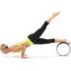 imageProsourceFit Yoga Wheel Prop 12 for Improving Yoga Poses Backbends Flexibility Balance Stretching RelaxationBlackWhite