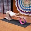 imageProsourceFit Yoga Wheel Prop 12 for Improving Yoga Poses Backbends Flexibility Balance Stretching RelaxationPurplePink