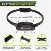 imageThe ProsourceFit Resistance Ring enhances Pilates Workouts with Light Resistance to Help Tone and Strengthen Your Entire core and BodyBlack