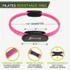 imageThe ProsourceFit Resistance Ring enhances Pilates Workouts with Light Resistance to Help Tone and Strengthen Your Entire core and BodyPink