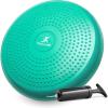 imageProsourceFit Core Balance Disc Trainer 14 Diameter with Pump for Improving Posture Fitness StabilityGreen