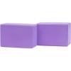 imageProsourceFit Foam Yoga Blocks High Density EVA Yoga Bricks 4x 6 x 9 Set of 2Purple