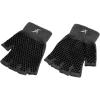 imageProsourceFit Grippy Yoga Gloves Yoga Hand Grips with Firm Fingerless Design One Size Fits All Yoga Gloves with Grips for Women and Men AquaBlack
