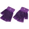 imageProsourceFit Grippy Yoga Gloves Yoga Hand Grips with Firm Fingerless Design One Size Fits All Yoga Gloves with Grips for Women and Men AquaPurple