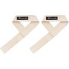 imageProsourceFit Pair of Weight Lifting Straps for Men and Women Adjustable Cotton Straps for Improved Grip BeigeBeige