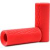 imageProsourceFit Thick Grips for Dumbbell and Barbell 19in Axle Bar Adapter for Weightlifting and Strength Training BlackRed