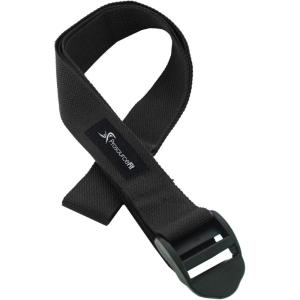 imageProsourceFit Durable Cotton Cinch Buckle Yoga Strap for Stretching Flexibility ampamp Physical TherapyBlack