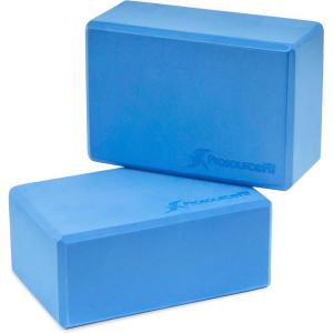 imageProsourceFit Foam Yoga Blocks High Density EVA Yoga Bricks 4x 6 x 9 Set of 2Blue