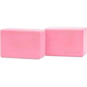imageProsourceFit Foam Yoga Blocks High Density EVA Yoga Bricks 4x 6 x 9 Set of 2Pink