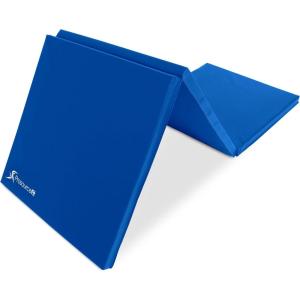 imageProsourceFit TriFold Folding Exercise Mat  PinkBlue