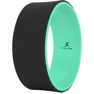 imageProsourceFit Yoga Wheel Prop 12 for Improving Yoga Poses Backbends Flexibility Balance Stretching RelaxationBlackGreen