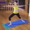 imageProsourceFit Arida Yoga Mat Towel SuperAbsorbent Microfiber 68inch by 24inch for Yoga Pilates and Working Out 3 Color OptionsBlue