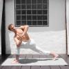imageProsourceFit Natura TPE Yoga Mat 14quot 6mm Thick 72quot Long Reversible with HighDensity Cushion ampamp Nonslip Texture Ecoconscious ampamp HygienicBlackGrey