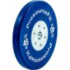 imageProsourceFit Competition Color Training Bumper Plates Rubber with Steel Insert 45lb Calibrated for Cross Conditioning Power Lifting Weight TrainingBlue 45lb