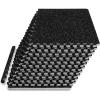 imageProsourceFit Rubber Top Exercise Puzzle Mat inch 48 SQFT 12 Tiles EVA Foam Interlocking Tiles for Home Gym Protective Flooring for Equipment and Workouts GreyGrey  34 Inch  48 Sq Ft  12 Tiles